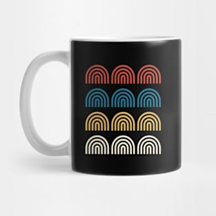 Simple Geometry 4 colors Mug